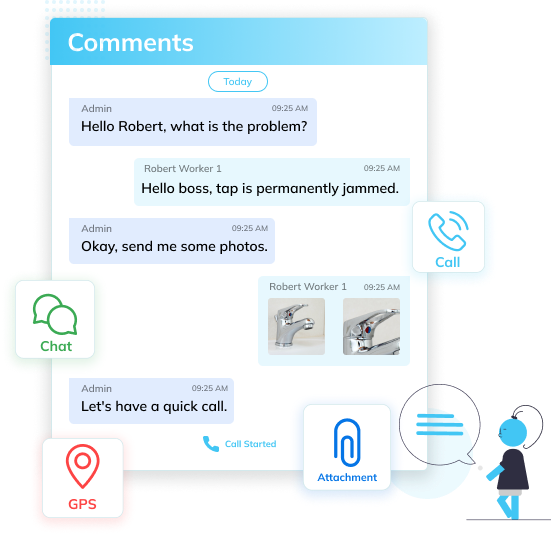 EyeOnTask Communication
